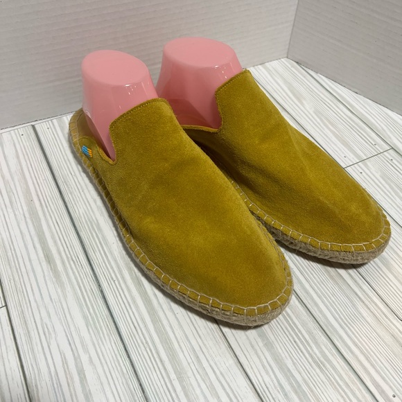 Ubuntu Women’s~Lamu mustard yellow Mules~size 10 - Picture 4 of 9